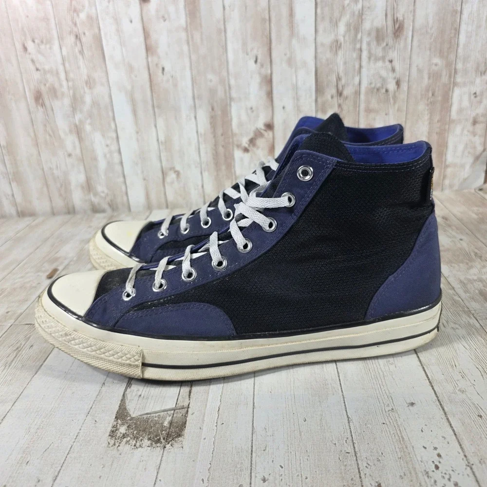 Converse Chuck 70 Cordura High Top Mens 11.5 Navy Black Sneakers A05578C - Picture 4 of 8